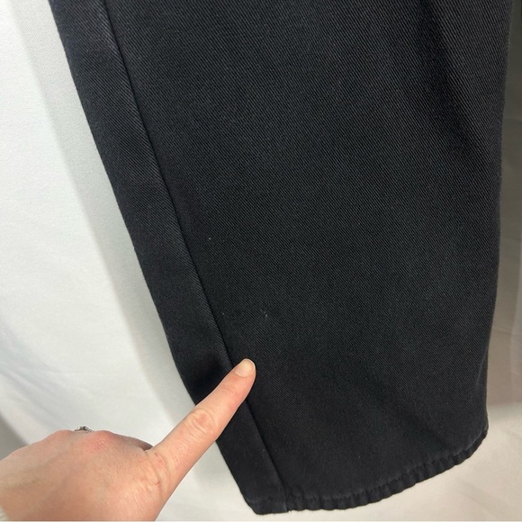 Evis Jeans | Fleece Lined High Rise Black Straight Leg Jeans Women’s Size Medium - Picture 12 of 12